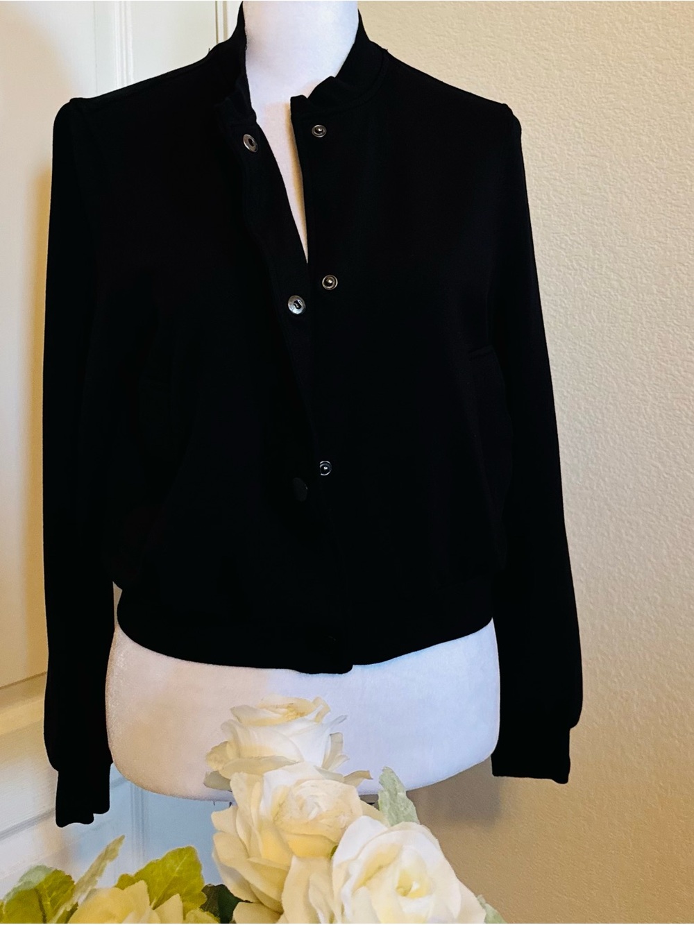 Classic Black Jason Wu Women's Bomber Jacket